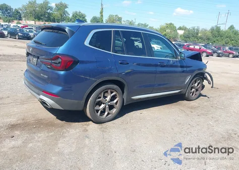 2023 BMW X3 xDrive30I from USA, damaged, VIN 5UX53DP05P9P70564